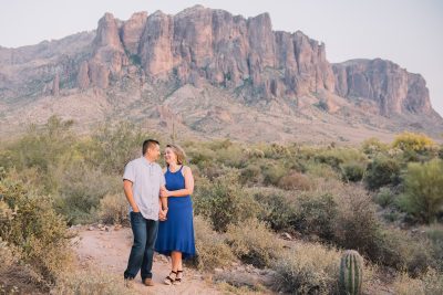 Heather + Mark | Lost Dutchman State Park Engagement Photos by Katelyn