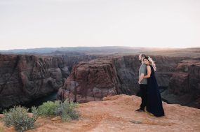 Phoenix engagement photograph of couple at Grand Canyon