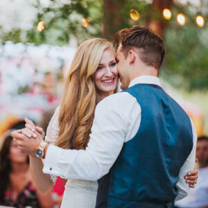 Couple's first dance by Wanderlight, Denver wedding photographers