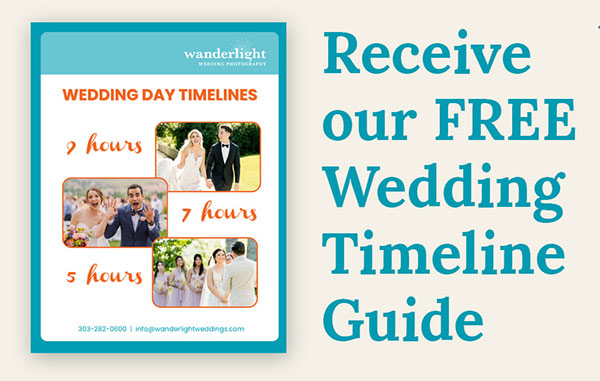 Receiver our free wedding timeline guide